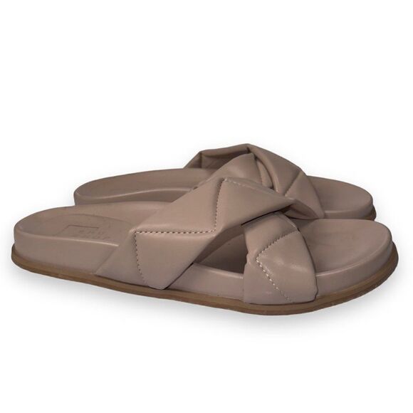 Shu Shop DeeDee Slide Sandals Taupe (Beige) Women's 8-8.5 - Picture 4 of 9